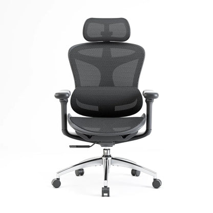 Scaun Ergonomic SIHOO Doro C300 - Self-Adaptive Lumbar Support – Waterfall Seat – 4D Brațe Reglabile – Recline Fluid pentru Productivitate , Negru