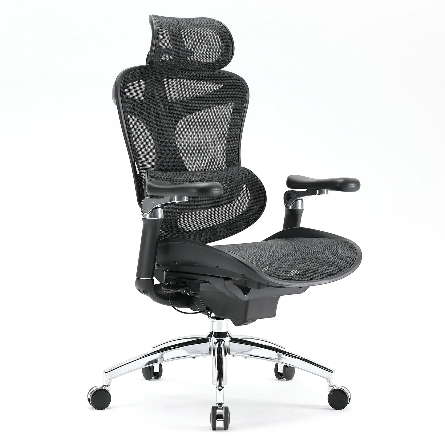 Scaun Ergonomic SIHOO Doro C300 Pro – Dynamic Lumbar Support, Seat Depth Adjustment, 6D Brațe Reglabile – Mesh Respirațional – Suport Postural Premium , Negru