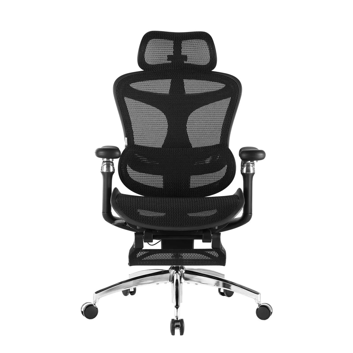 Scaun Ergonomic SIHOO Doro C300 - Self-Adaptive Lumbar Support – Waterfall Seat – 4D Brațe Reglabile – Recline Fluid pentru Productivitate , Cu Suport De Picioare , Negru