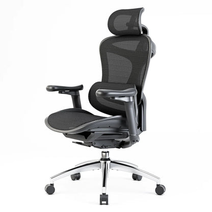 Scaun Ergonomic SIHOO Doro C300 - Self-Adaptive Lumbar Support – Waterfall Seat – 4D Brațe Reglabile – Recline Fluid pentru Productivitate , Negru