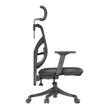 Scaun Ergonomic SIHOO M56 V1 - Ultra Wide Adaptive Lumbar Support, 3D Headrest & Armrests, Mesh Respirabil , Negru