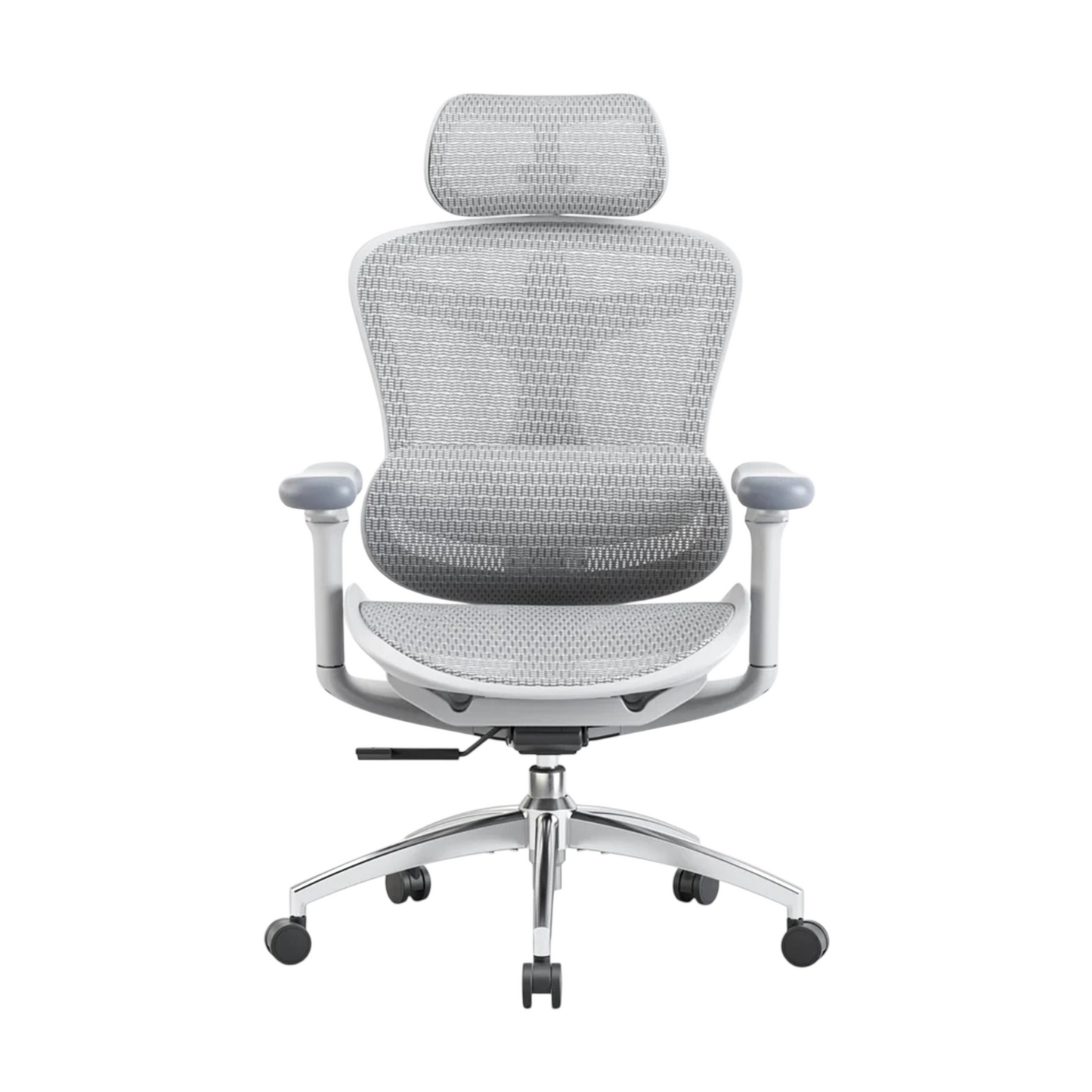 Scaun Ergonomic SIHOO Doro C300 - Self-Adaptive Lumbar Support – Waterfall Seat – 4D Brațe Reglabile – Recline Fluid pentru Productivitate , Alb