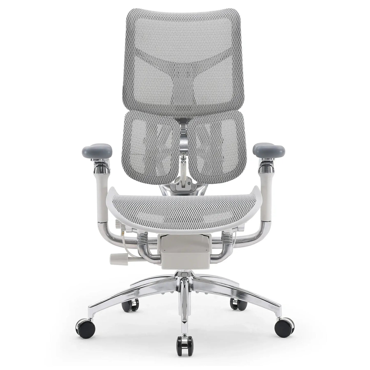 Scaun Ergonomic Premium SIHOO Doro S300  Anti Gravity Recline, Dual Dynamic Lumbar Support, Mesh Italian Velvet , Alb