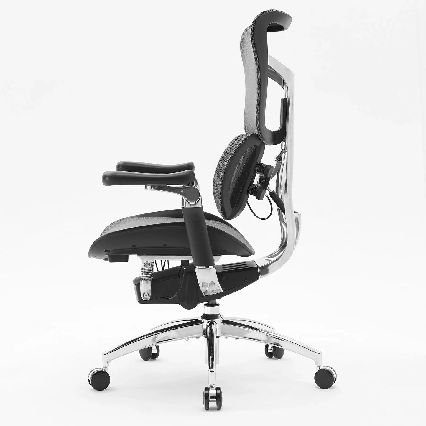 Scaun Ergonomic Premium SIHOO Doro S300  Anti Gravity Recline, Dual Dynamic Lumbar Support, Mesh Italian Velvet , Negru