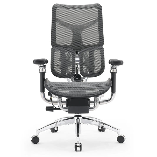 Scaun Ergonomic Premium SIHOO Doro S300  Anti Gravity Recline, Dual Dynamic Lumbar Support, Mesh Italian Velvet , Negru